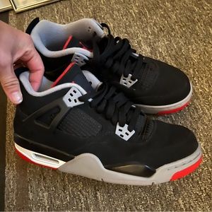 Jordan 4 size 7 no insoles